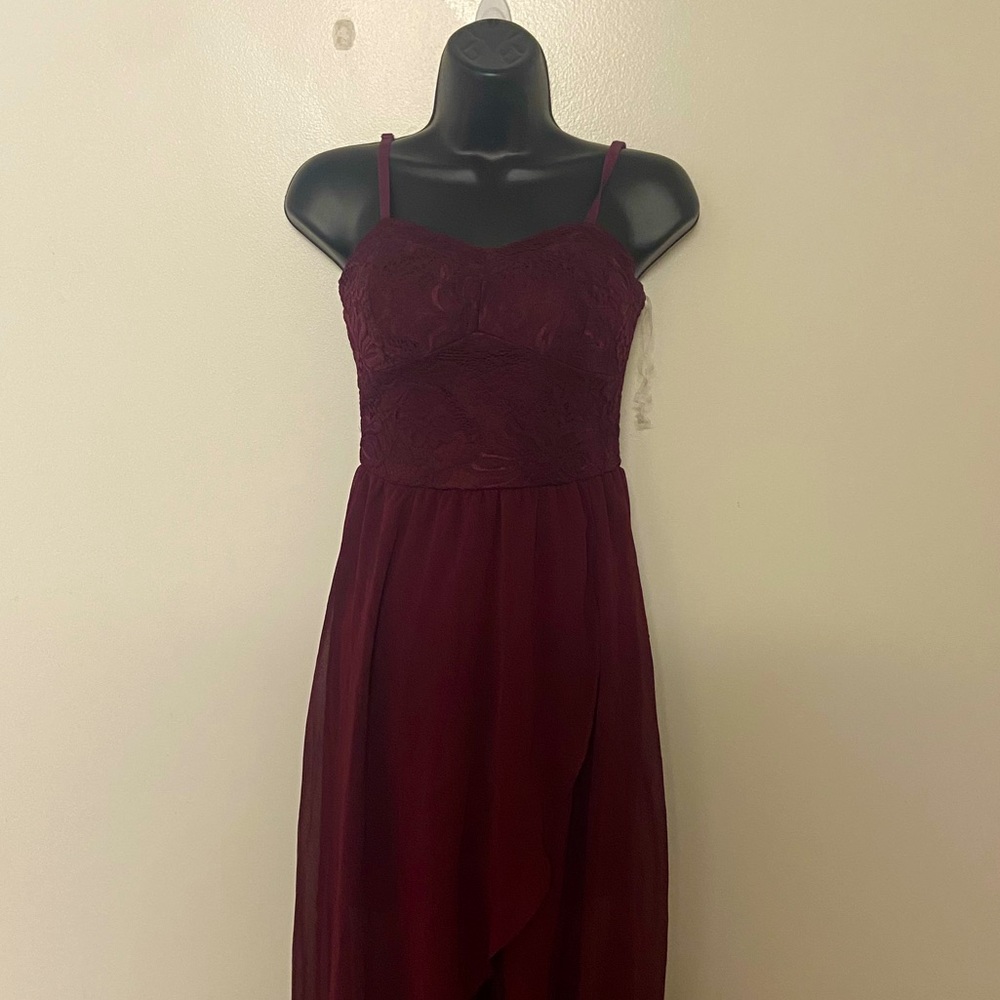 Maroon Lily Rose Prom Dress
